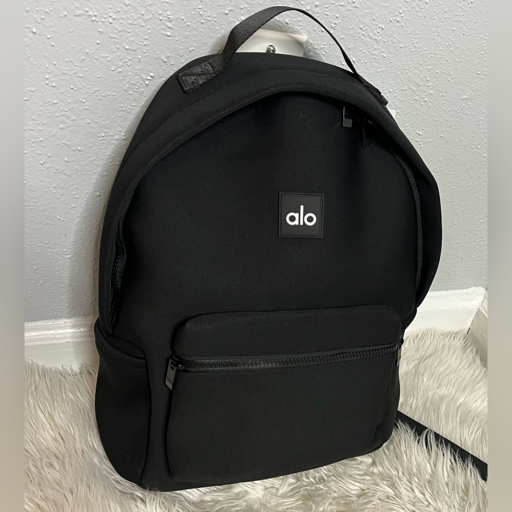 Alo Yoga Waterproof Two Pieces Black Gym Bag Backpack Unisex high-capaci… - Picture 1 of 6